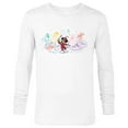 thumbnail image 1 of Disney 100 Years of Music and Wonder Piano Color Lines D100 - Long Sleeve T-Shirt for Men - Customized-White, 1 of 5