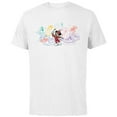 thumbnail image 1 of Disney 100 Years of Music and Wonder Piano Color Lines D100 - Short Sleeve Cotton T-Shirt for Adults - Customized-White, 1 of 5