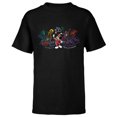 thumbnail image 1 of Disney 100 Years of Music and Wonder Piano Color Lines D100 - Short Sleeve T-Shirt for Kids - Customized-Black, 1 of 5