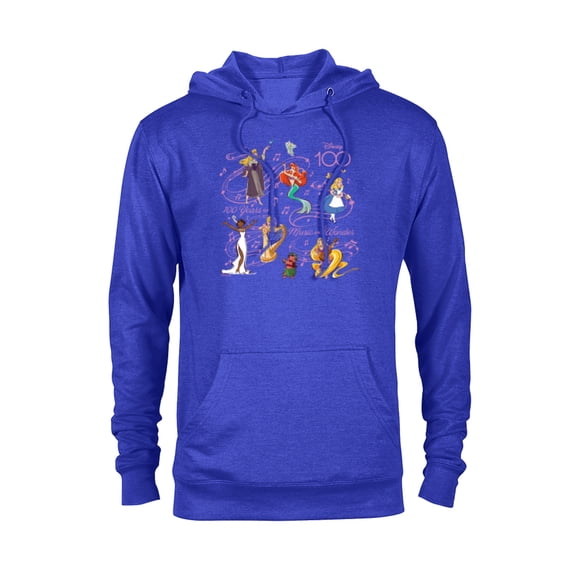 Disney 100 Years of Music and Wonder Princess Songs D100 - Pullover Hoodie for Adults - Customized-Royal
