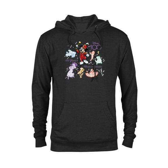 Disney 100 Years of Music and Wonder Tuneful Team D100 - Pullover Hoodie for Adults - Customized-Black