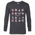 thumbnail image 1 of Disney 100 Years of Wonder Famous Faces Muted Cute D100 - Long Sleeve T-Shirt for Men - Customized-Charcoal Heather, 1 of 5