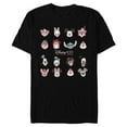 thumbnail image 1 of Disney 100 Years of Wonder Famous Faces Muted Cute D100 - Short Sleeve Blended T-Shirt for Adults - Customized-Black, 1 of 5