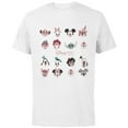 thumbnail image 1 of Disney 100 Years of Wonder Famous Faces Muted Cute D100 - Short Sleeve Cotton T-Shirt for Adults - Customized-White, 1 of 5
