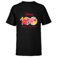thumbnail image 1 of Disney 100 Years of Wonder Logo Happy Faces Stickers D100 - Short Sleeve T-Shirt for Kids - Customized-Black, 1 of 5