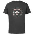 thumbnail image 1 of Disney 100 Years of Wonder Mickey Donald & Goofy Muted D100 - Short Sleeve Cotton T-Shirt for Adults - Customized-Charcoal, 1 of 5
