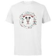 thumbnail image 1 of Disney 100 Years of Wonder Mickey Donald & Goofy Muted D100 - Short Sleeve Cotton T-Shirt for Adults - Customized-White, 1 of 5