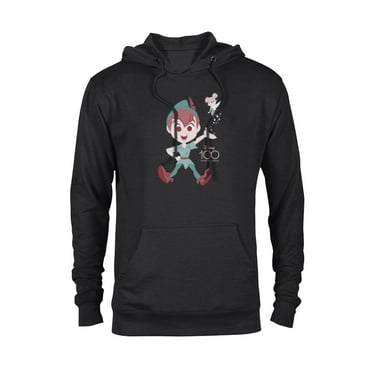 Disney 100 Years of Wonder Peter Pan Tinker Bell Muted D100 - Pullover Hoodie for Adults - Customized-Black
