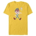 thumbnail image 1 of Disney 100 Years of Wonder Peter Pan Tinker Bell Muted D100 - Short Sleeve Blended T-Shirt for Adults - Customized-Yellow, 1 of 5