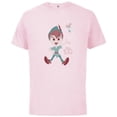 thumbnail image 1 of Disney 100 Years of Wonder Peter Pan Tinker Bell Muted D100 - Short Sleeve Cotton T-Shirt for Adults - Customized-Soft Pink, 1 of 5