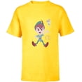 thumbnail image 1 of Disney 100 Years of Wonder Peter Pan Tinker Bell Muted D100 - Short Sleeve T-Shirt for Kids - Customized-Yellow, 1 of 5