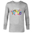thumbnail image 1 of Disney 100 Years of Wonder Pixar Happy Faces Stickers D100 - Long Sleeve T-Shirt for Men - Customized-Athletic Heather, 1 of 5