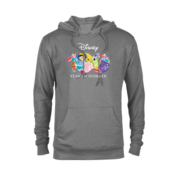 Disney 100 Years of Wonder Pixar Happy Faces Stickers D100 - Pullover Hoodie for Adults - Customized-Athletic Heather