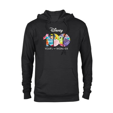 Disney 100 Years of Wonder Pixar Happy Faces Stickers D100 - Pullover Hoodie for Adults - Customized-Black