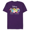 thumbnail image 1 of Disney 100 Years of Wonder Pixar Happy Faces Stickers D100 - Short Sleeve Blended T-Shirt for Adults - Customized-Purple, 1 of 5
