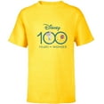 thumbnail image 1 of Disney 100 Years of Wonder Tinker Bell Muted Cute D100 - Short Sleeve T-Shirt for Kids - Customized-Yellow, 1 of 5