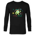 thumbnail image 1 of Disney 100 and Pixar Monsters, Inc. Merry & Bright Christmas - Long Sleeve T-Shirt for Men - Customized-Black, 1 of 5