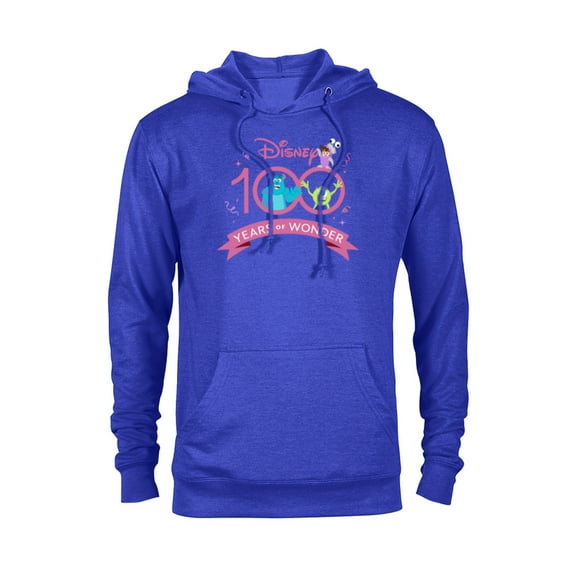 Disney 100 and Pixar’s Monsters Inc 100 Years of Wonder D100 - Pullover Hoodie for Adults - Customized-Navy
