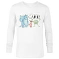 thumbnail image 1 of Disney 100 and Pixar’s Monsters Inc We Scare Because We Care - Long Sleeve T-Shirt for Men - Customized-White, 1 of 5