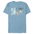 thumbnail image 1 of Disney 100 and Pixar’s Monsters Inc We Scare Because We Care - Short Sleeve Blended T-Shirt for Adults - Customized-Ocean Blue, 1 of 5