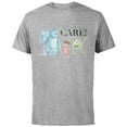 thumbnail image 1 of Disney 100 and Pixar’s Monsters Inc We Scare Because We Care - Short Sleeve Cotton T-Shirt for Adults - Customized-Athletic Heather, 1 of 5