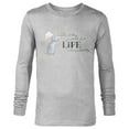 thumbnail image 1 of Disney 100 and Pixar’s Ratatouille Remy Unpredictable Life - Long Sleeve T-Shirt for Men - Customized-Athletic Heather, 1 of 5