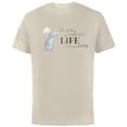 thumbnail image 1 of Disney 100 and Pixar’s Ratatouille Remy Unpredictable Life - Short Sleeve Cotton T-Shirt for Adults - Customized-Natural, 1 of 5