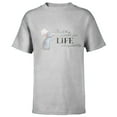 thumbnail image 1 of Disney 100 and Pixar’s Ratatouille Remy Unpredictable Life - Short Sleeve T-Shirt for Kids - Customized-Athletic Heather, 1 of 5