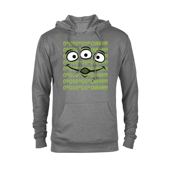 Disney 100 and Pixar’s Toy Story Alien Face Ooooh D100 - Pullover Hoodie for Adults - Customized-Athletic Heather