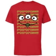 thumbnail image 1 of Disney 100 and Pixar’s Toy Story Alien Face Ooooh D100 - Short Sleeve Cotton T-Shirt for Adults - Customized-Red, 1 of 5