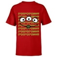 thumbnail image 1 of Disney 100 and Pixar’s Toy Story Alien Face Ooooh D100 - Short Sleeve T-Shirt for Kids - Customized-Red, 1 of 5