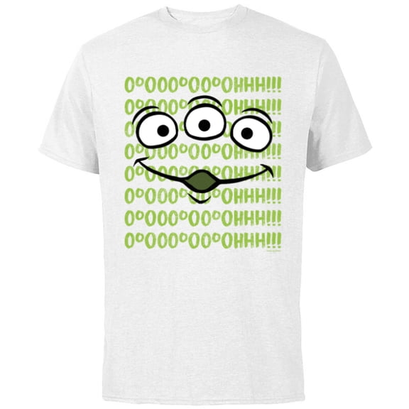 Disney 100 and Pixar’s Toy Story Alien Face Ooooh D100 - Short Sleeve T-Shirt for Kids - Customized-White
