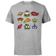 thumbnail image 1 of Disney 100 and Pixar’s Toy Story Stickers D100 - Short Sleeve Cotton T-Shirt for Adults - Customized-Athletic Heather, 1 of 5