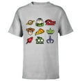 thumbnail image 1 of Disney 100 and Pixar’s Toy Story Stickers D100 - Short Sleeve T-Shirt for Kids - Customized-Athletic Heather, 1 of 5