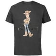 thumbnail image 1 of Disney 100 and Pixar’s Toy Story Woody My Favorite Deputy - Short Sleeve Cotton T-Shirt for Adults - Customized-Charcoal, 1 of 5