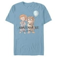 thumbnail image 1 of Disney 100 and Pixar’s Up Carl Ellie Adventure is Out There - Short Sleeve Blended T-Shirt for Adults - Customized-Ocean Blue, 1 of 5