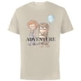 thumbnail image 1 of Disney 100 and Pixar’s Up Carl Ellie Adventure is Out There - Short Sleeve Cotton T-Shirt for Adults - Customized-Natural, 1 of 5