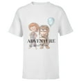 thumbnail image 1 of Disney 100 and Pixar’s Up Carl Ellie Adventure is Out There - Short Sleeve T-Shirt for Kids - Customized-White, 1 of 5