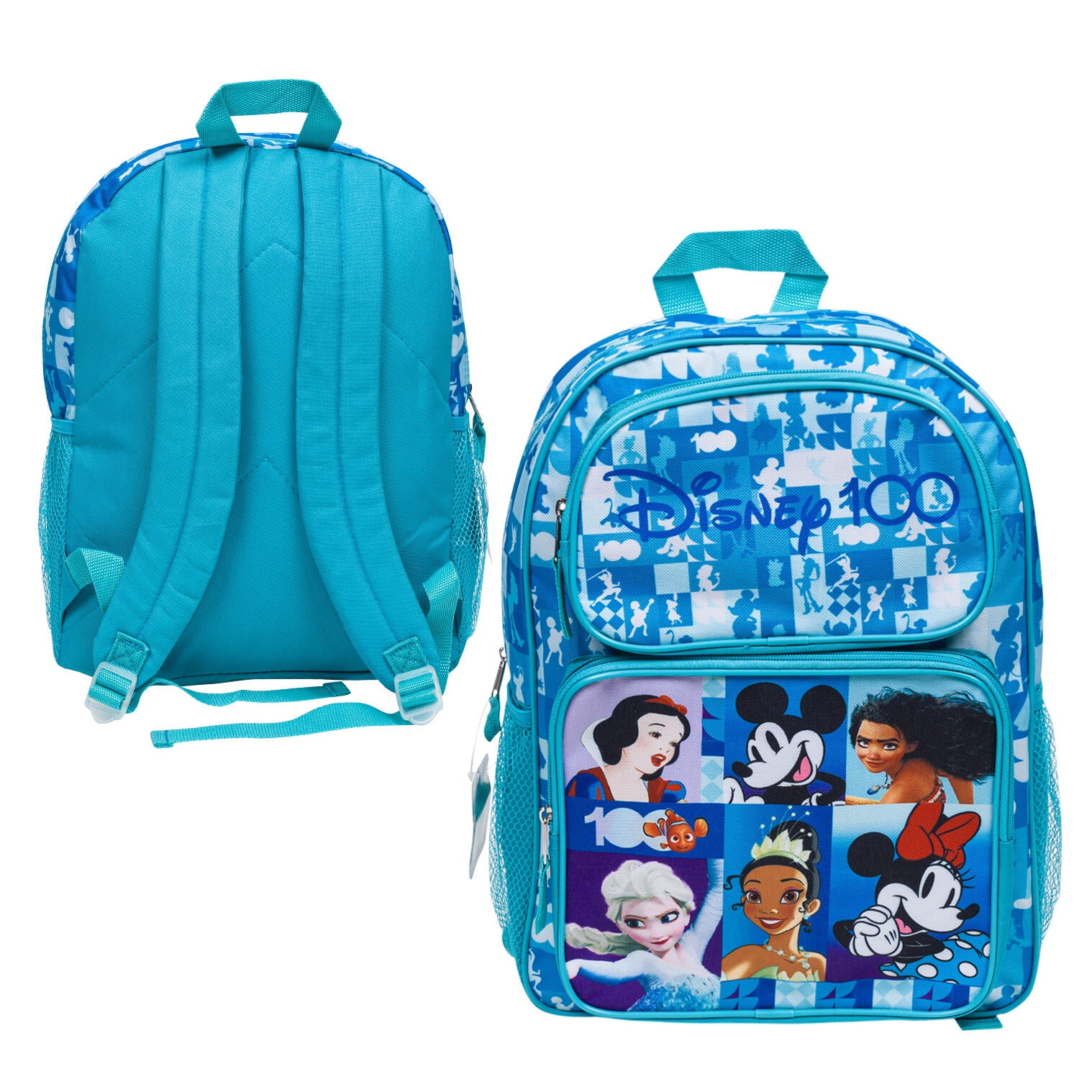 Disney Blue Backpack with Mickey and Minnie Design Mickey and Friends Ear Holder Bags, Mystery Figures, and  main image 3