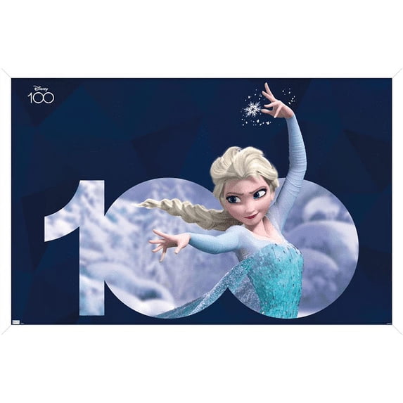 Disney 100th Anniversary - Frozen Wall Poster, 22.375" x 34" Framed