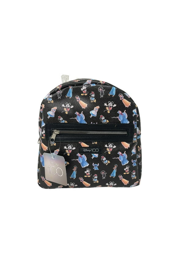 100th Deluxe Allover Print PU 10" Backpack