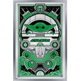 thumbnail image 1 of Disney 100th Star Wars - Deco-Luxe Grogu Wall Poster, 14.725" x 22.375" Framed, 1 of 6
