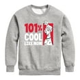 thumbnail image 1 of Disney - 101 Dalmatians - 101 Percent Cool Like Mom - Toddler And Youth Crewneck Fleece Sweatshirt, 1 of 5