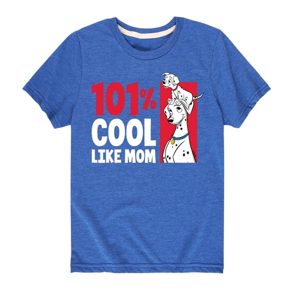 Disney - 101 Dalmatians - 101 Percent Cool Like Mom - Toddler And Youth Short Sleeve Graphic T-Shirt