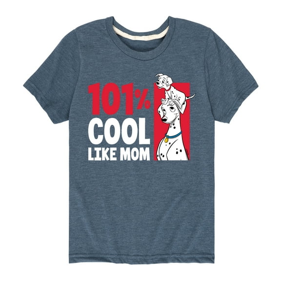 Disney - 101 Dalmatians - 101 Percent Cool Like Mom - Toddler And Youth Short Sleeve Graphic T-Shirt
