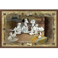 thumbnail image 1 of Disney 101 Dalmatians - 50th Anniversary Wall Poster, 14.725" x 22.375", Framed, 1 of 3