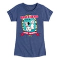 thumbnail image 1 of Disney - 101 Dalmatians Animated - Brothers Make the Best Friends - Toddler And Youth Girls Short Sleeve Graphic T-Shirt, 1 of 4