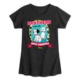 thumbnail image 1 of Disney - 101 Dalmatians Animated - Brothers Make the Best Friends - Toddler And Youth Girls Short Sleeve Graphic T-Shirt, 1 of 4