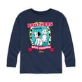thumbnail image 1 of Disney - 101 Dalmatians Animated - Brothers Make the Best Friends - Toddler And Youth Long Sleeve Graphic T-Shirt, 1 of 4