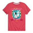 thumbnail image 1 of Disney - 101 Dalmatians Animated - Brothers Make the Best Friends - Youth Short Sleeve Graphic T-Shirt, 1 of 4